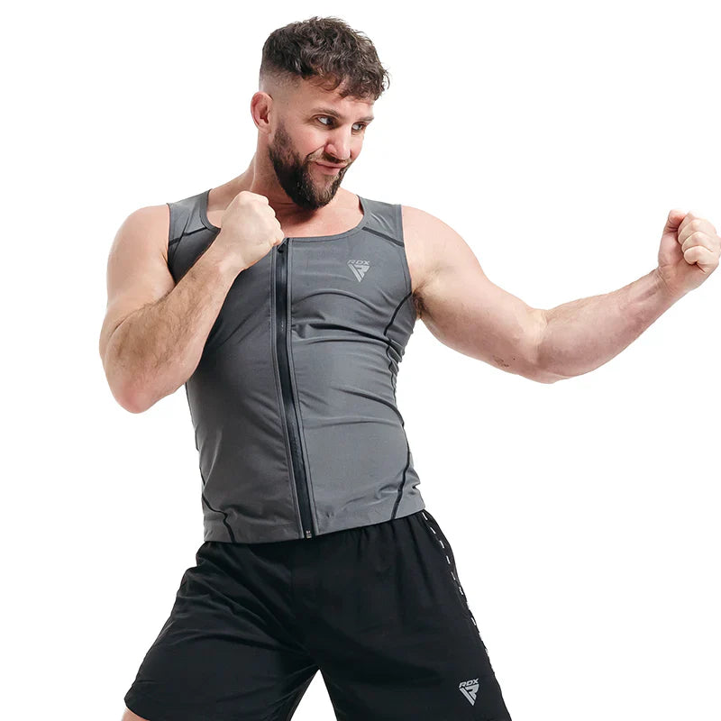 RDX SWEAT Herr Väst M2 - Grå