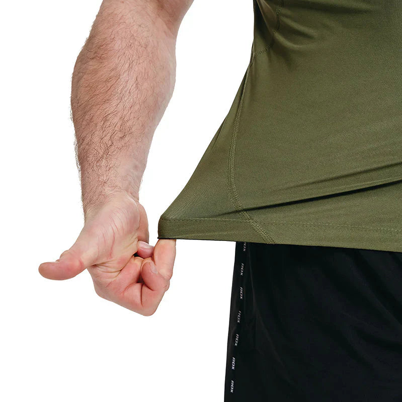 RDX SWEAT Herr Väst M1 - Armégrön