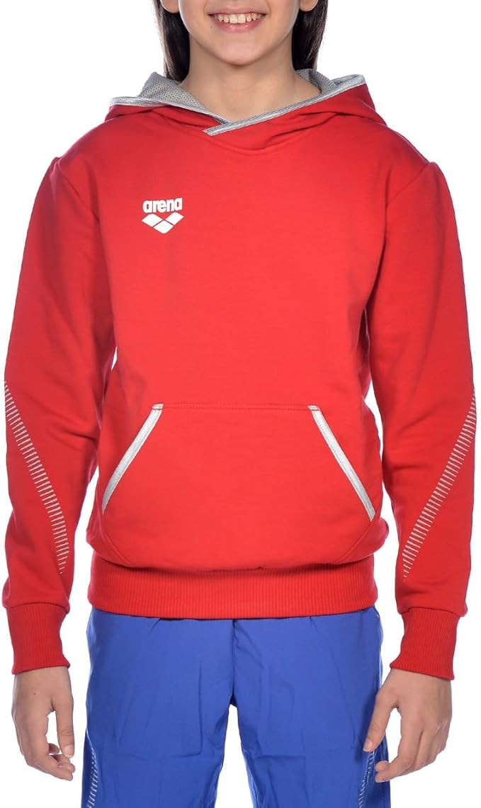 Arena Jr Tl Hoodie Röd