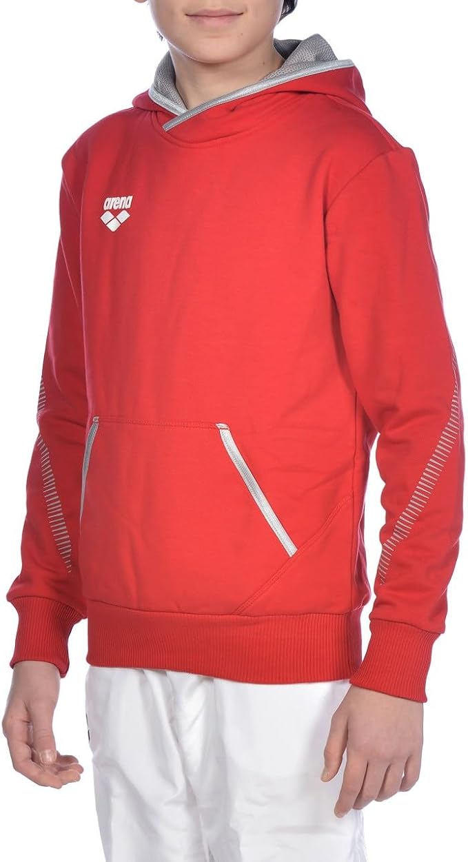 Arena Jr Tl Hoodie Röd