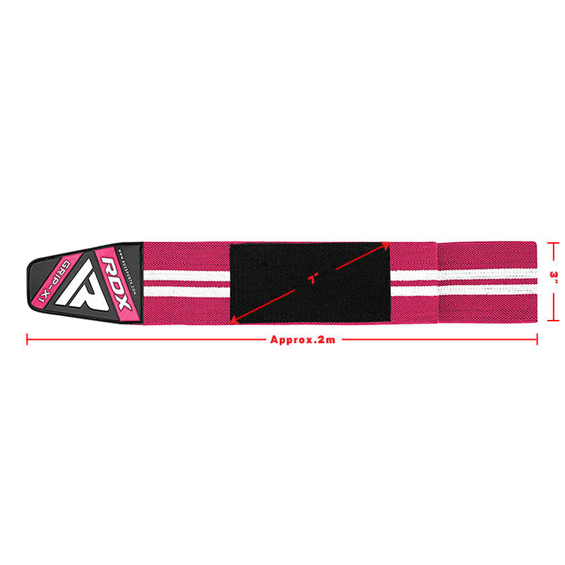 RDX Gym Knee Wraps K4 - Rosa