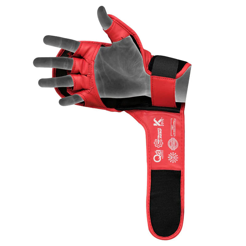 RDX Grappling Handskar SHOOTER AURA PLUS T-17 - Röd/Svart