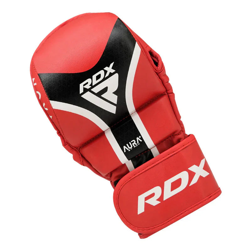 RDX Grappling Handskar SHOOTER AURA PLUS T-17 - Röd/Svart