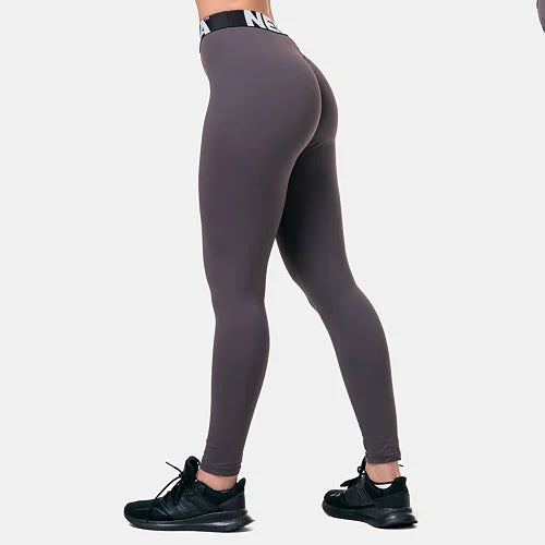 Nebbia Squat HERO Scrunch Butt Leggings - Marron