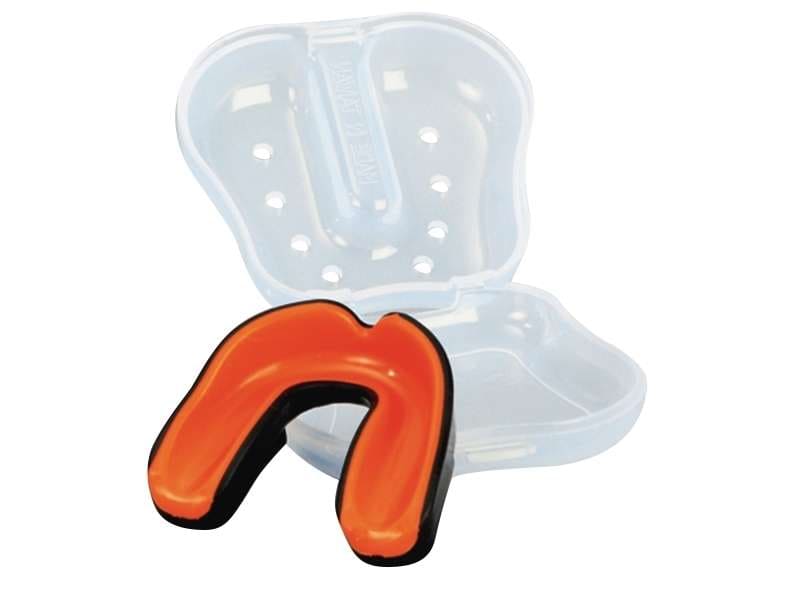 WACOKU A+ Tandskydd - Svart/Orange + Låda