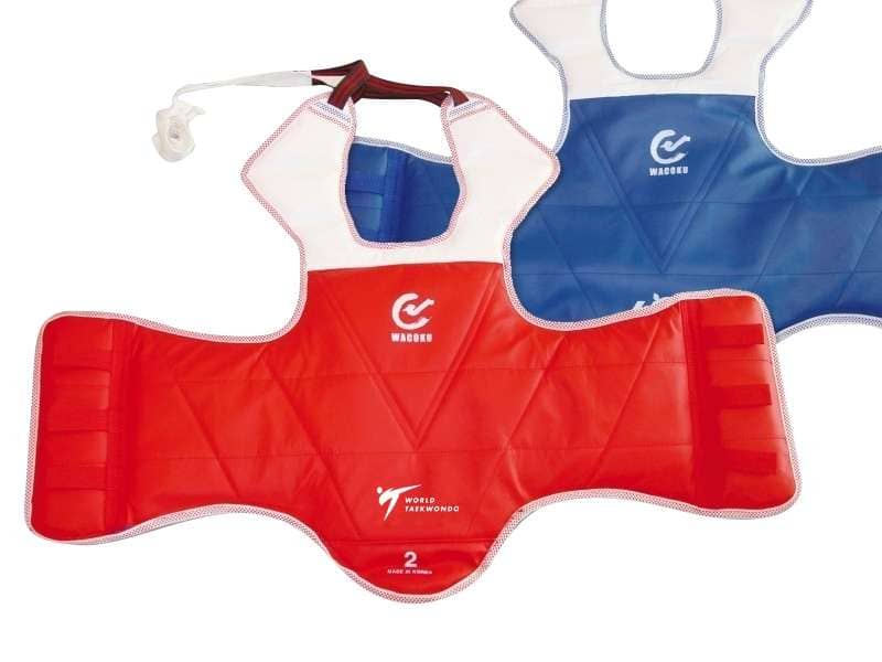 WACOKU Bröstskydd - Röd-Blå reversibelt, CE
