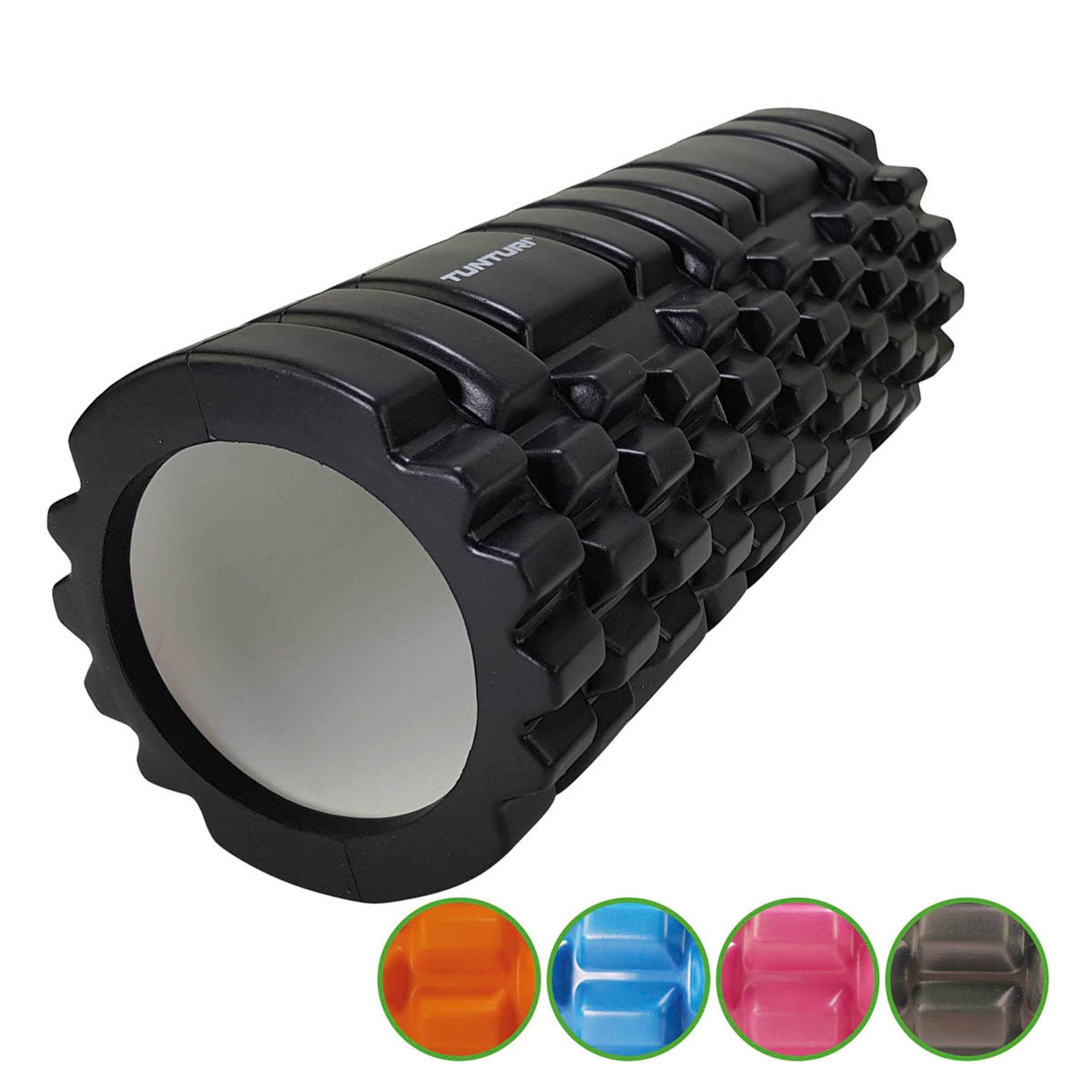 Tunturi Yoga Grid Foam Rulle 33 cm - Svart