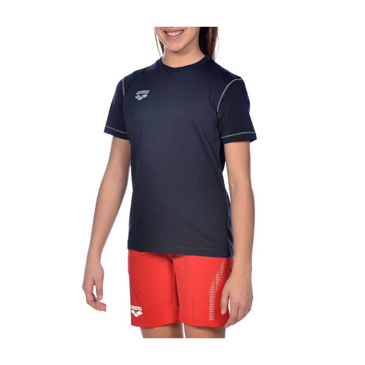 Arena Jr Tl S/S T-shirt Mörkblå