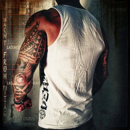 Logo Tanktop - Vit