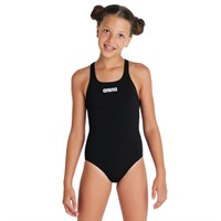 Arena Team Tjejbaddräkt Swim Pro Solid Svart-Vit