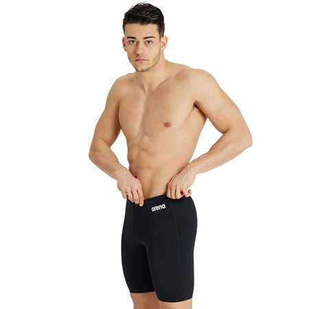 Arena Herrlag Swim Jammer Badbyxor Solid Svart-Vit