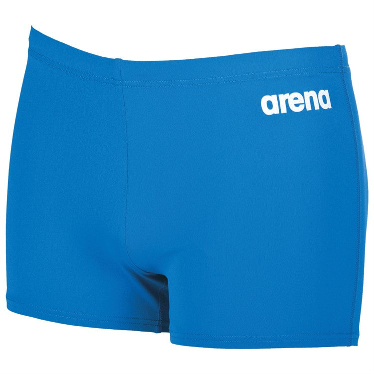 Arena M Solid korta badbyxor Royal-White