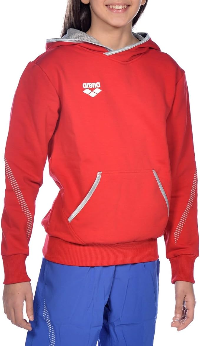 Arena Jr Tl Hoodie Röd