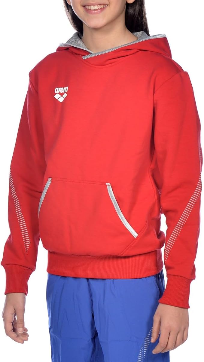 Arena Jr Tl Hoodie Röd