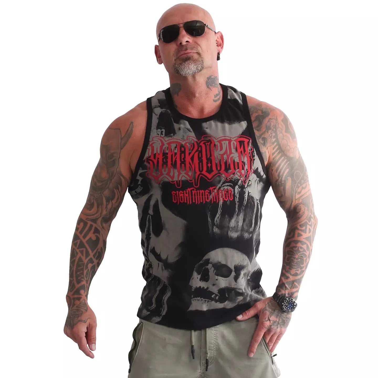 Destroyer Allover Tanktop - Svart