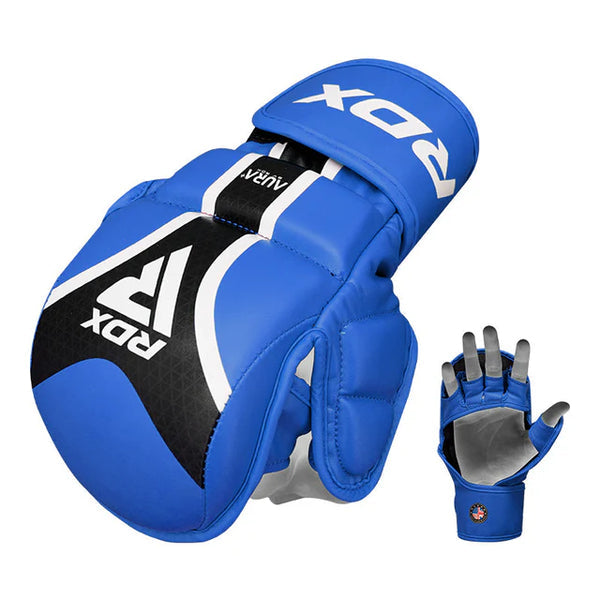 RDX Grappling Handskar SHOOTER AURA PLUS T-17 - Blå/Svart