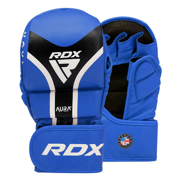RDX Grappling Handskar SHOOTER AURA PLUS T-17 - Blå/Svart