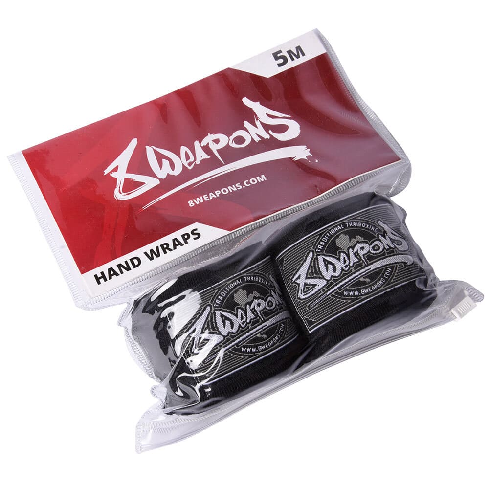 8 WEAPONS Boxningslindor, 5 m - Svart