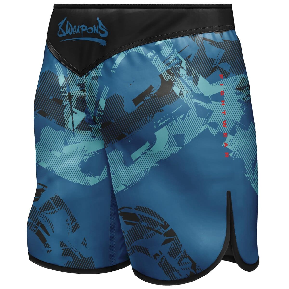 8 WEAPONS Fight Shorts, Hit 2.0 - Marin/Svart