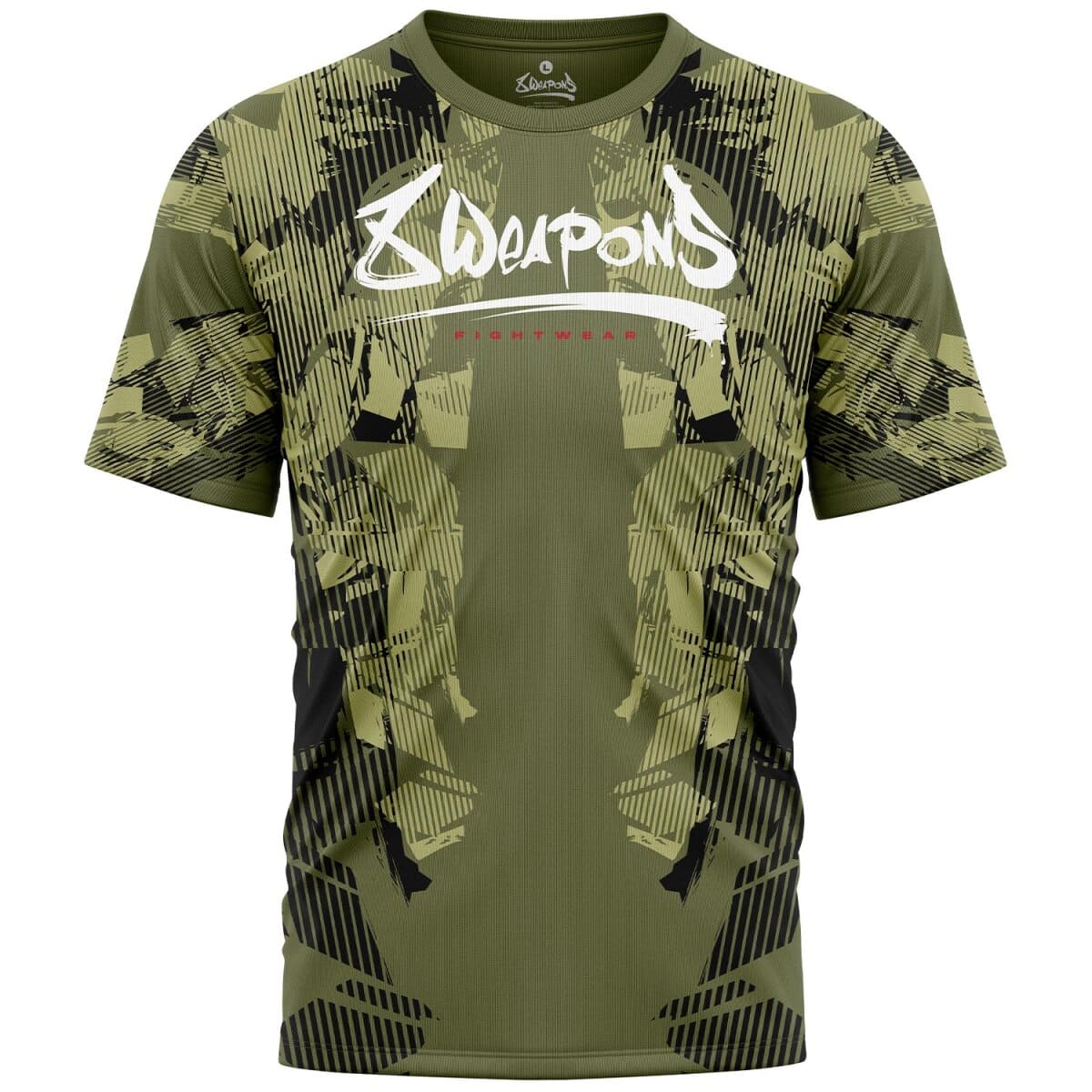 8 WEAPONS Funktionell T-Shirt, Hit 2.0 - Oliv/Svart