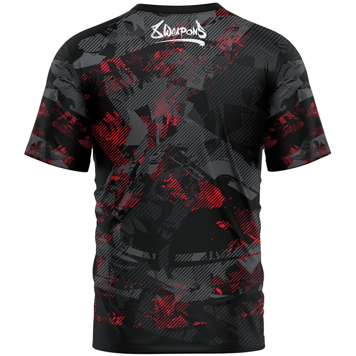 8 WEAPONS Funktionell T-Shirt, Hit 2.0 - Svart/Röd