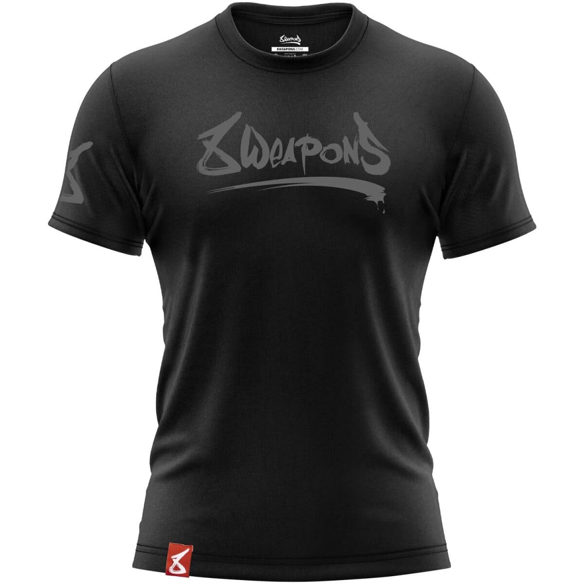 8 WEAPONS Funktionell T-Shirt, Unlimited 2.0 - Svart/Svart