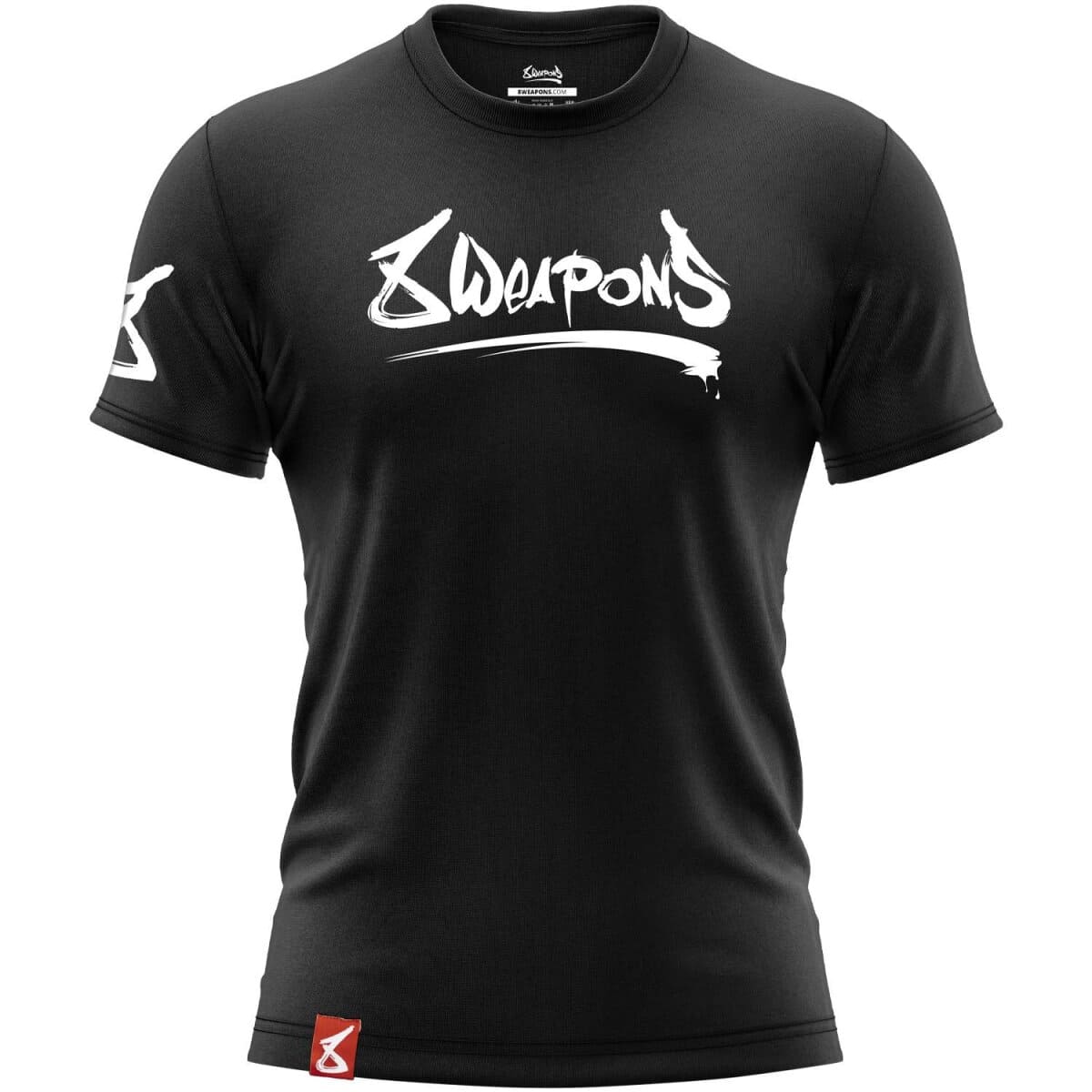8 WEAPONS Funktionell T-Shirt, Unlimited 2.0 - Svart/Vit