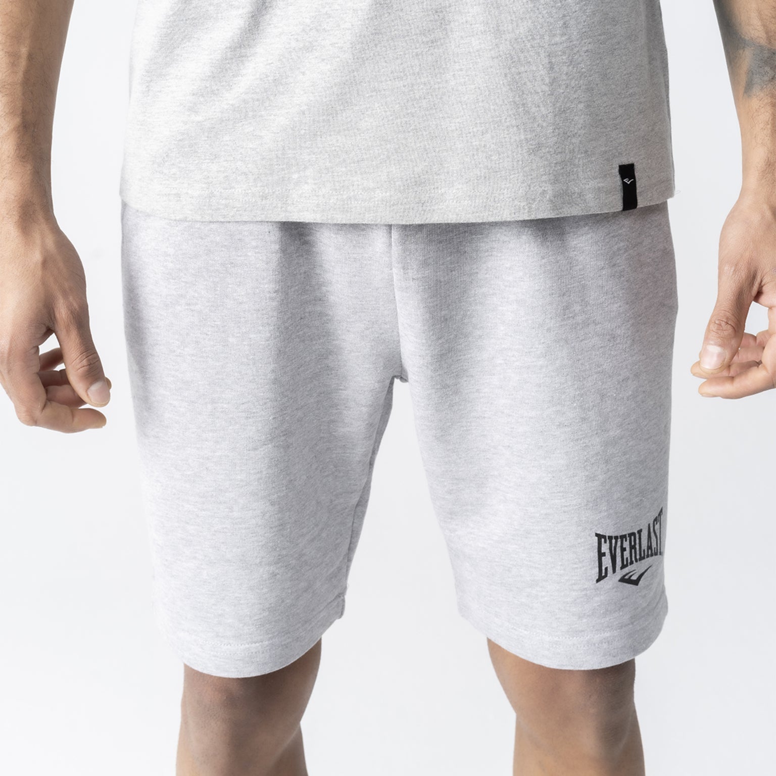 Everlast Clifton Basic Jog Short - Heather Grey