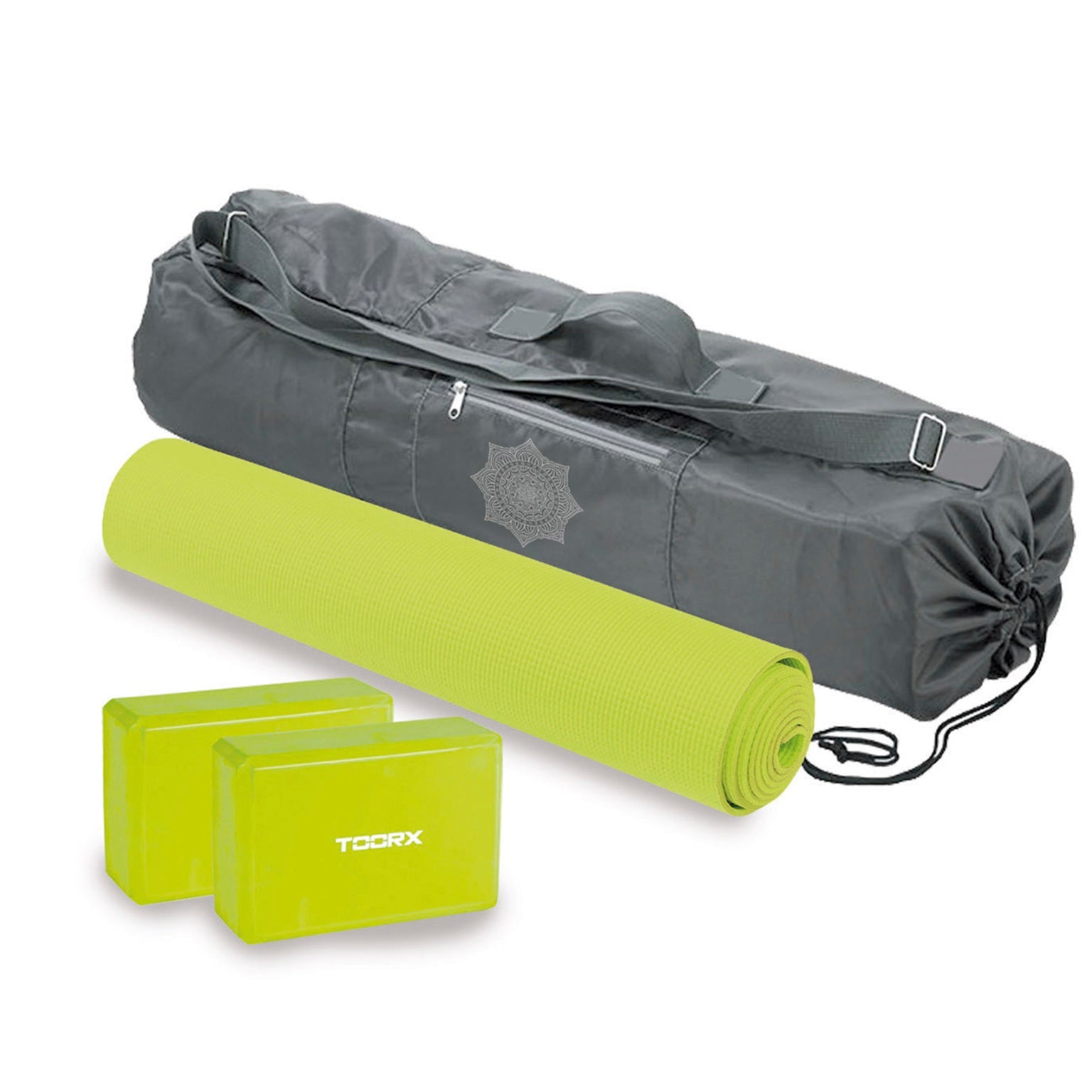 TOORX Yoga Set (Matta + 2 Bricks + Väska)