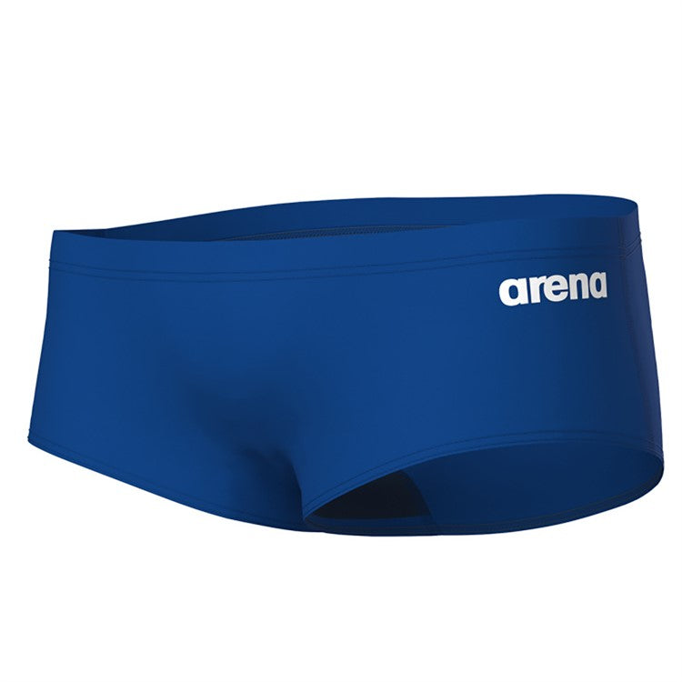 Arena Herrlag Brief Badbyxor Låg midja Kort Solid, Blå