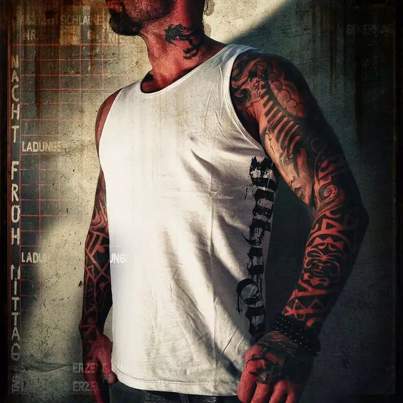 Logo Tanktop - Vit