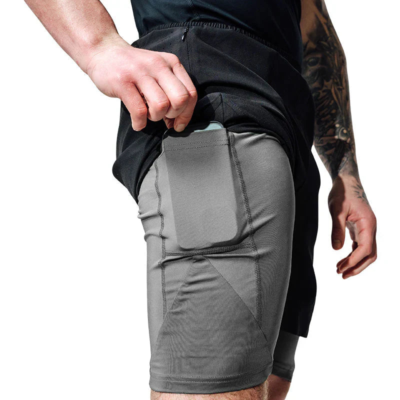 RDX MMA Kompression Shorts T16 - Svart/Grå
