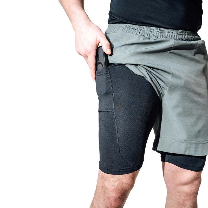 RDX MMA Kompression Shorts T16 - Grå/Svart