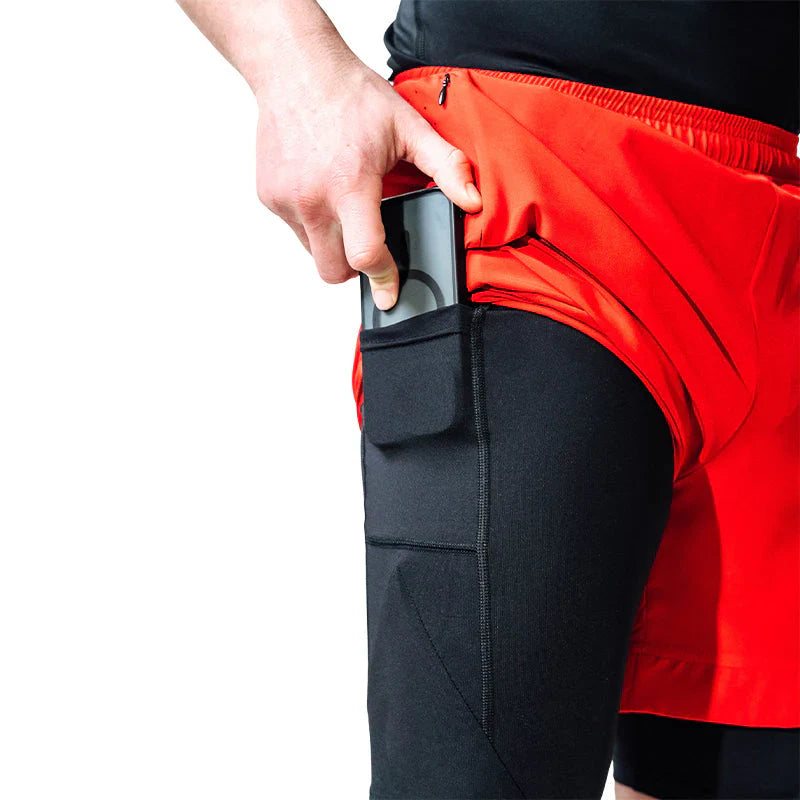 RDX MMA Kompression Shorts T16 - Röd/Svart