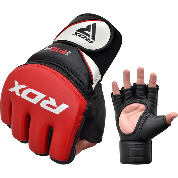 RDX Grappling Handskar New Model GGRF-12R - Röd