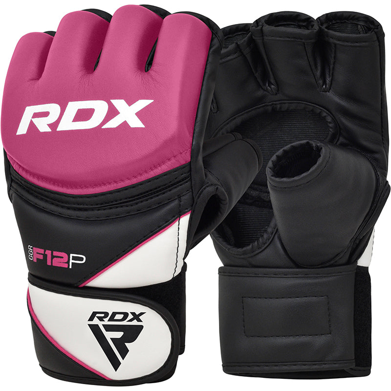 RDX Grappling Handskar New Model GGRF-12P - Rosa