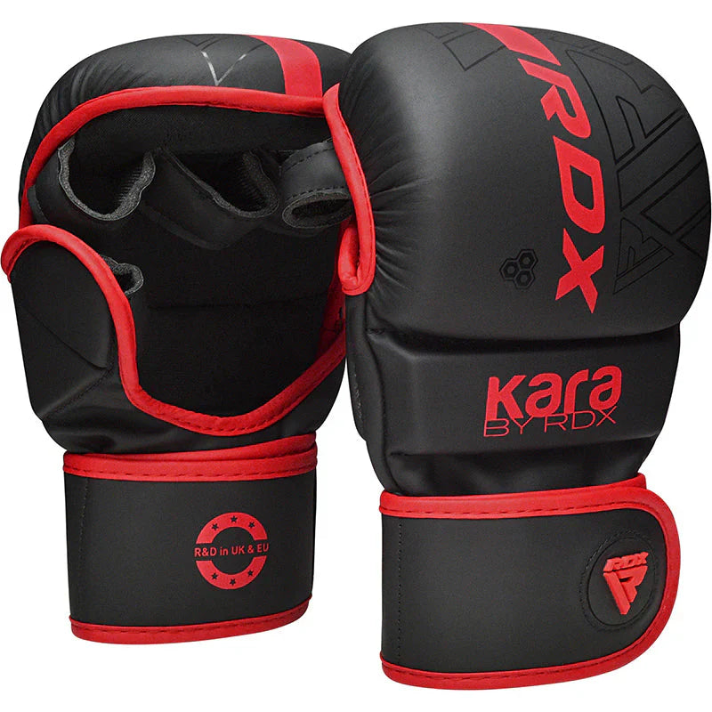 RDX Grappling Handskar SHOOTER F6 - Mattsvart/Röd