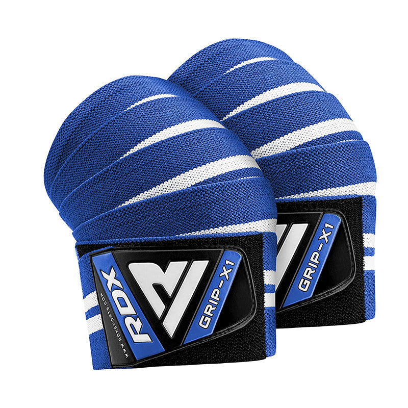 RDX Gym Knee Wraps K4 - Blå