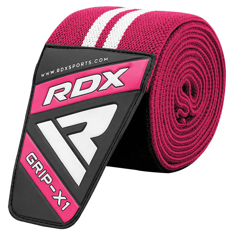 RDX Gym Knee Wraps K4 - Rosa