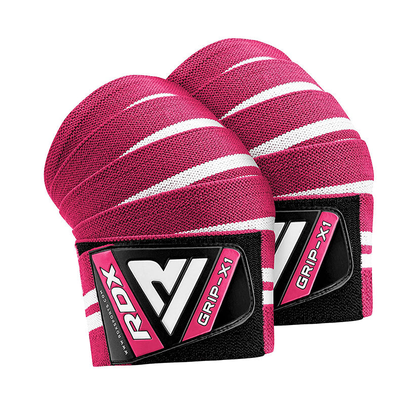 RDX Gym Knee Wraps K4 - Rosa