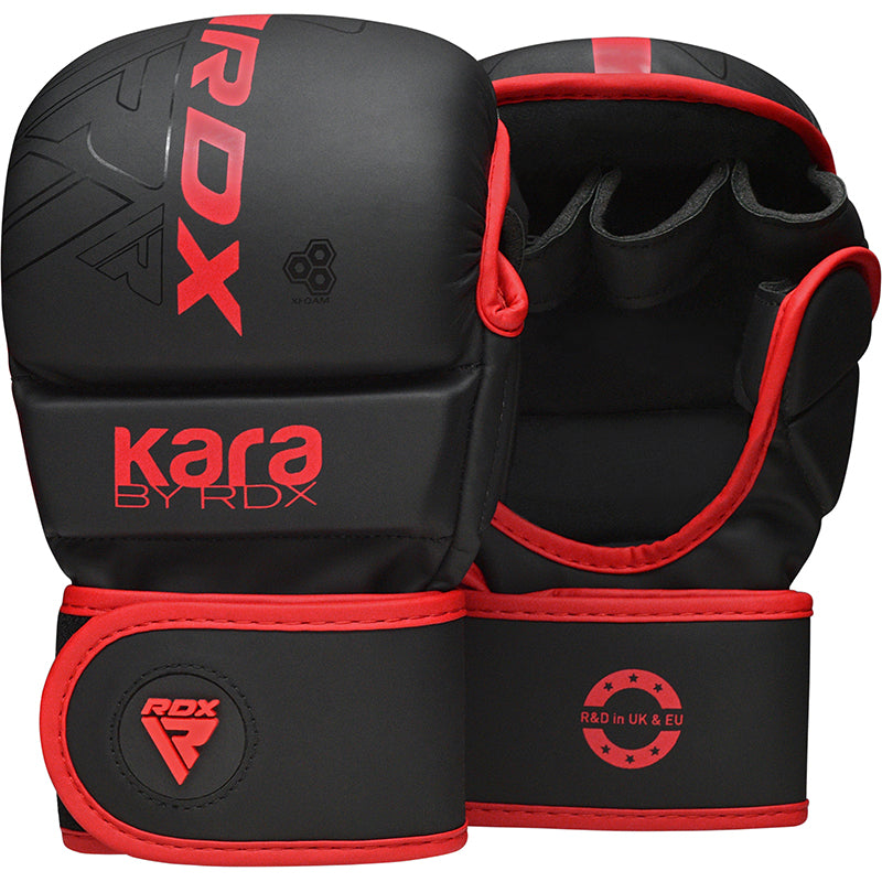 RDX Grappling Handskar SHOOTER F6 - Mattsvart/Röd
