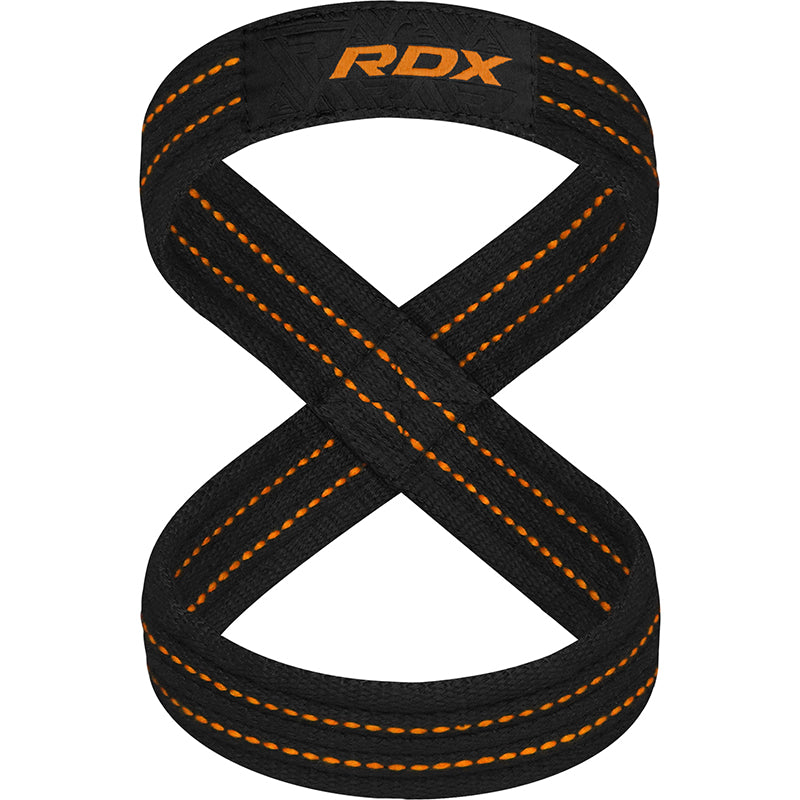 RDX Gym Lifting Cotton 8 Straps - Orange