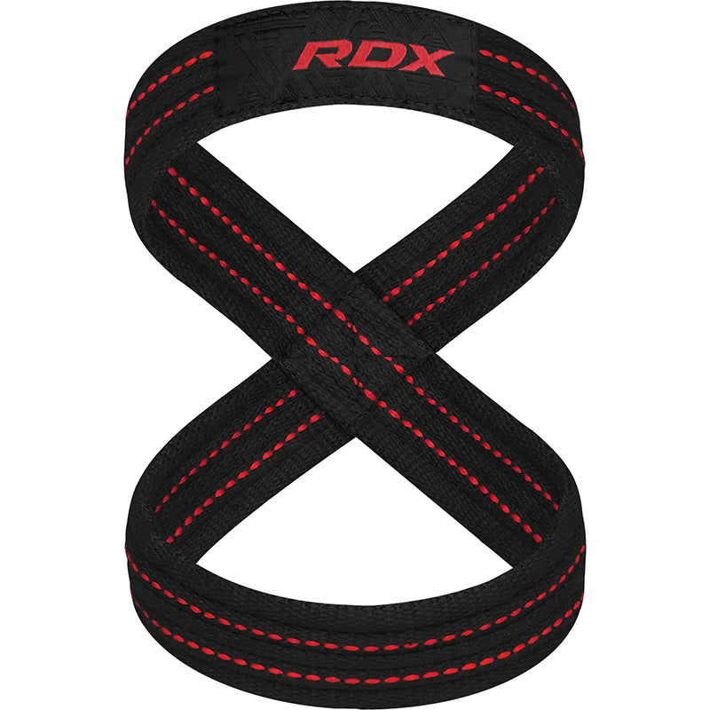 RDX Gym Lifting Cotton 8 Straps - Röd
