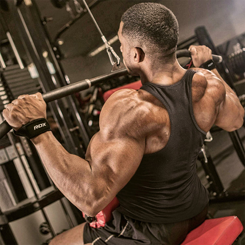 RDX Gym Cotton Gel Strap - Röd